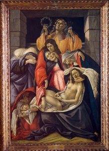 死んだキリストの嘆き、1490年から1500年頃（木の上の油）